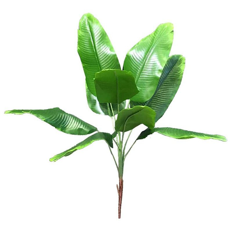 Artificial Plants Tropical Leaves Banana Tree Faux Palm Leaf