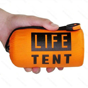 2 Person Emergency Shelter Bivy Survival Tent Kit Mylar Tube