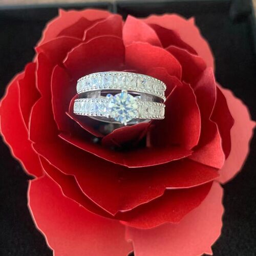 2 pcs YaYI Jewelry Bohemia Natural Moissanite Gemstones Zirc