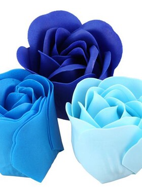 81Pcs Color Mixing Rose Bath Body Flower Floral Soap Scente