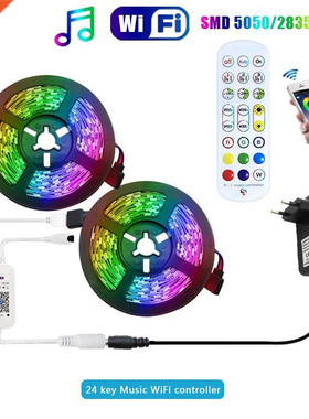 Music Wifi Smart LED Strip Control RGB Light 2835 5050 5m/10