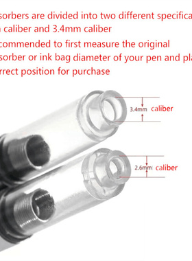 10pc FOUNTAIN PEN Refill INK CONVERTER PUMP CARTRIDGES