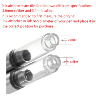 10pc FOUNTAIN PEN Refill INK CONVERTER PUMP CARTRIDGES