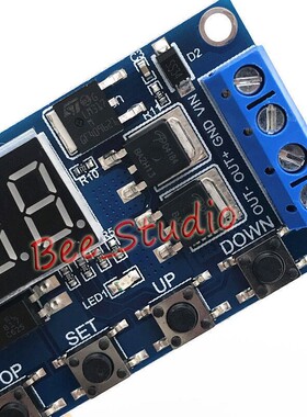 DC 5V 12V 24V 36V Digital LED Cycle Timer Delay Switch Turn
