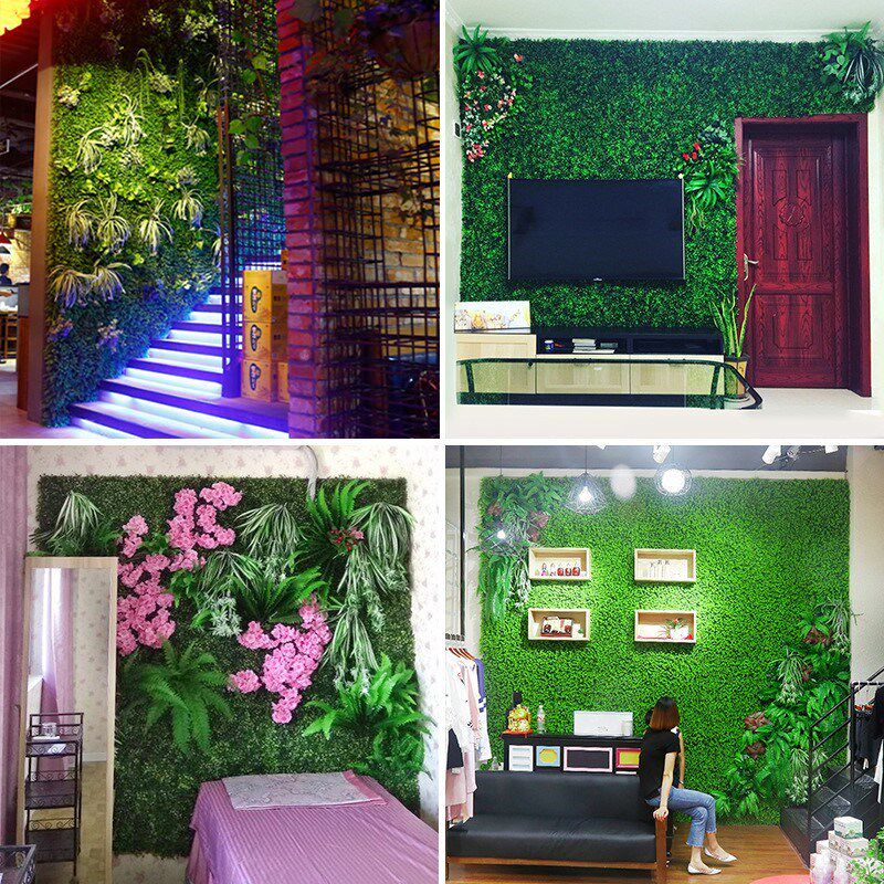 Artificial Grass Lawn Turf Simulation Plants Landscaping Wal