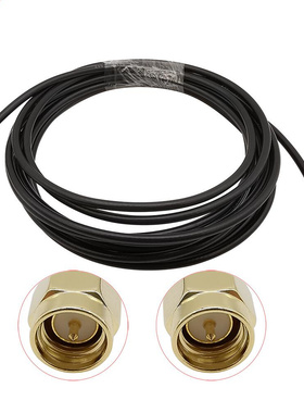 SMA Male to SMA Male Plug Connector ALSR195 Coaxial Cable WI