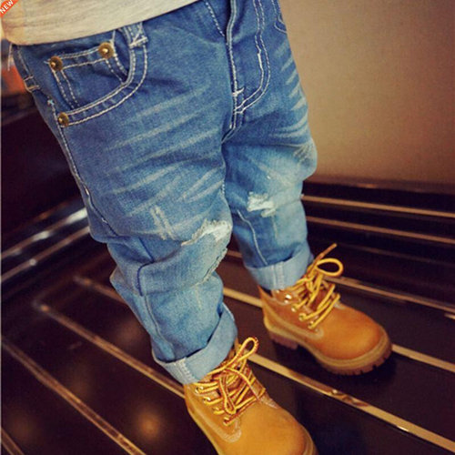 2-6T Jeans For Boys Toddler Kid Baby Spring Clothes Holes Lo