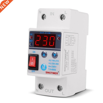 40A 220V Din Rail Adjust Reconnect Over And Under Voltage Pr