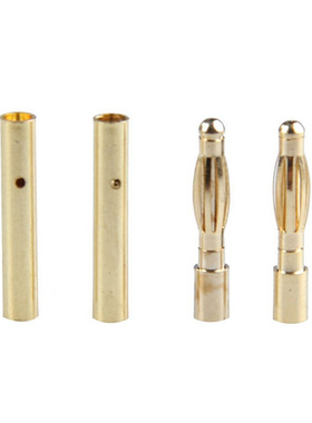 10 pair Copper Brushless Motor Banana Plug 2mm Gold Bullet C