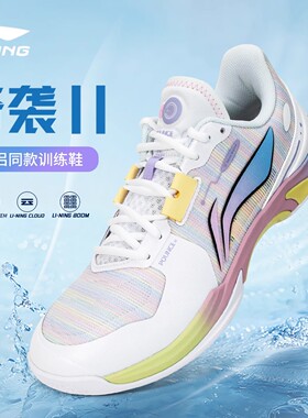 李宁新款奇袭II羽毛球鞋男女同款透气舒适专业比赛运动鞋AYTV013