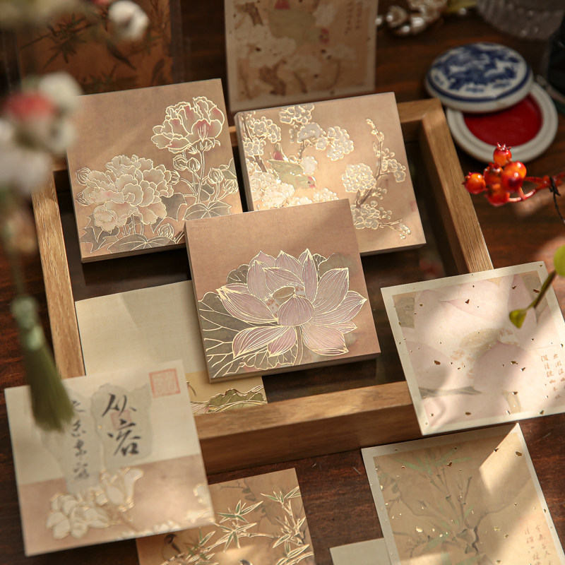 纸先生烫金高颜值古风便签