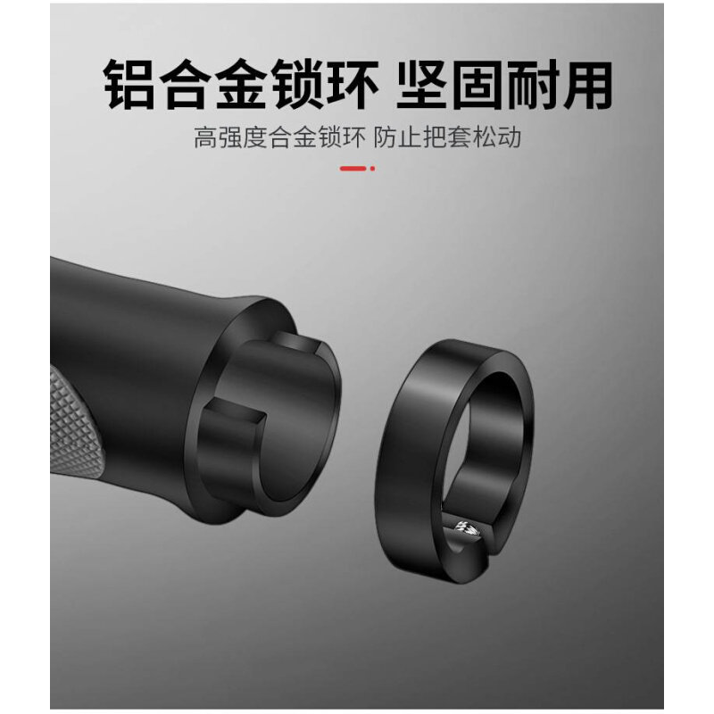 好货山地自行车把牛羊角副把 折叠车把套肉球手把套橡胶握把 单车