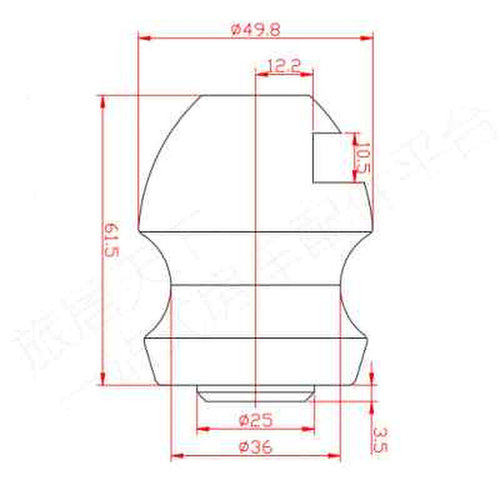 房车球头防盗锁 拖车拖挂连接器球罩锁 爱科防摇摆牵引头球头锁