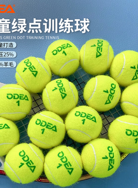odea欧帝尔儿童网球绿点球stage1成人初学者减压训练耐打过渡网球