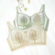 超薄法式 蕾丝无钢圈内衣女兔耳朵水晶杯文胸大胸显小聚拢胸罩