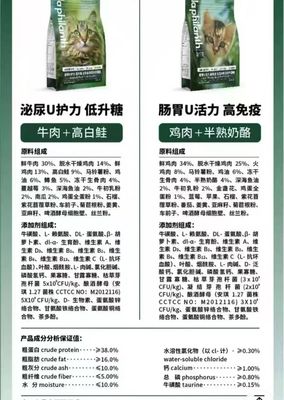 翡冷翠护泌尿猫粮6kg