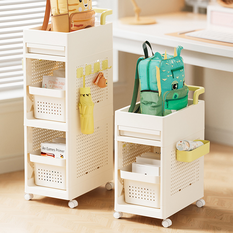 书包洞洞板置物架多层收纳架