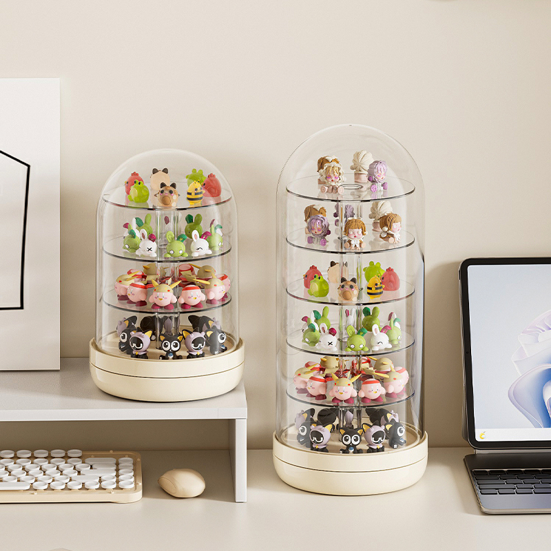 桌面收纳盒萌粒展示盒