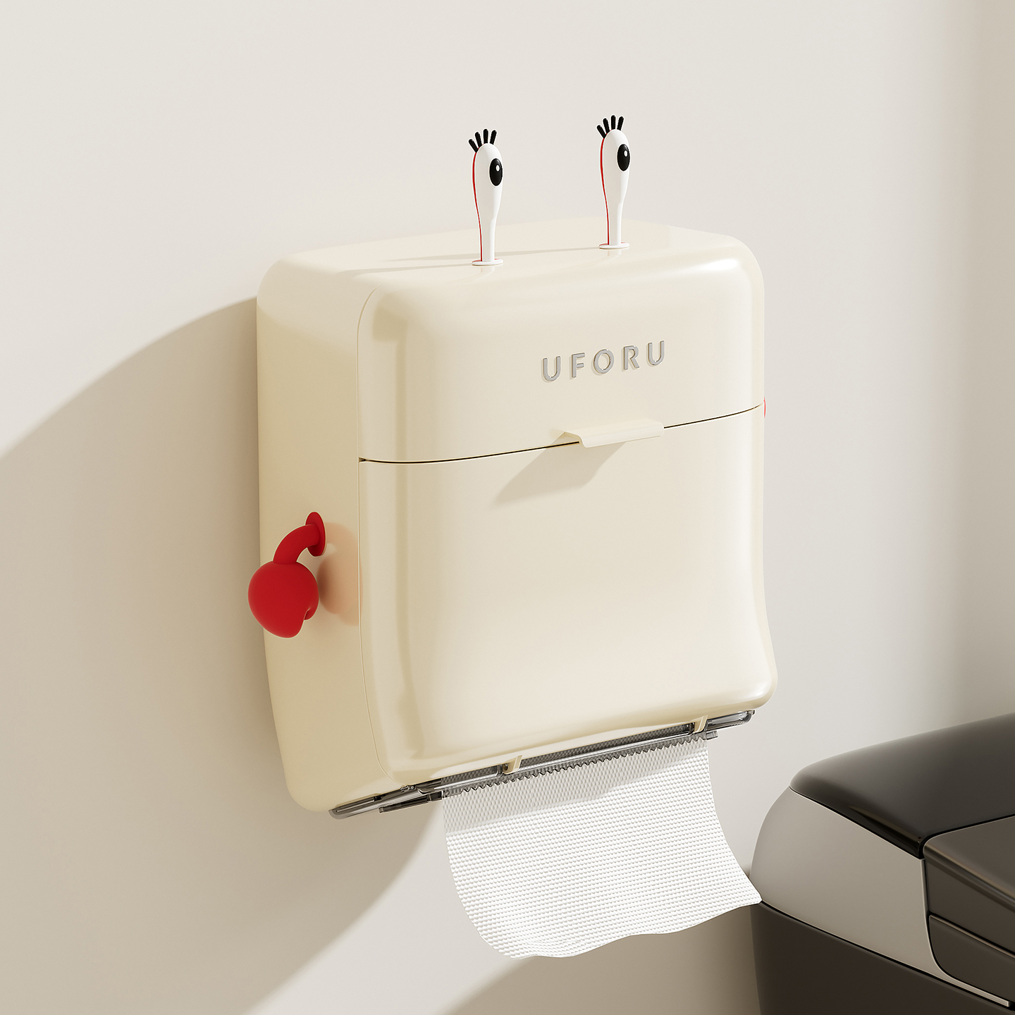 卡通壁挂式卷纸器大容量