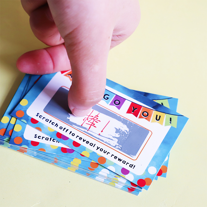 自制奖励刮刮卡diy惊喜儿童创意教师情侣激励幸运刮刮乐学生抽奖