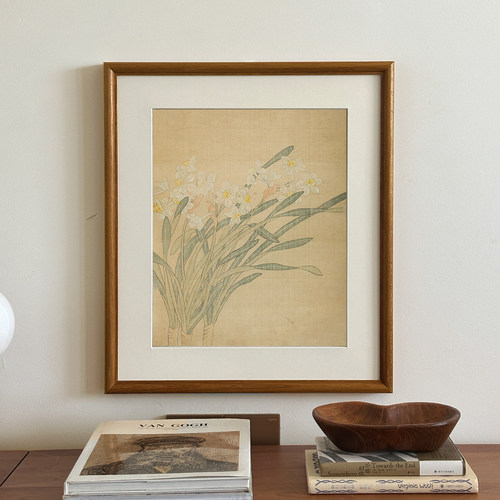 玄关卧室复古花鸟书房餐厅壁画