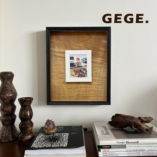 呢喃 GeGe中古风客厅卧室书房餐厅挂画高级感北欧复古玄关艺术画