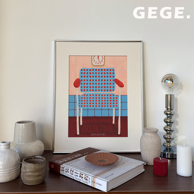 GeGe卧室波普艺术风椅子挂画