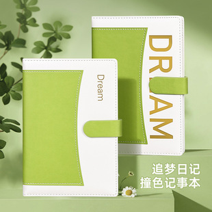 手账5笔记子少简约磁铁包扣定制做本a高颜值本女本子日记本定