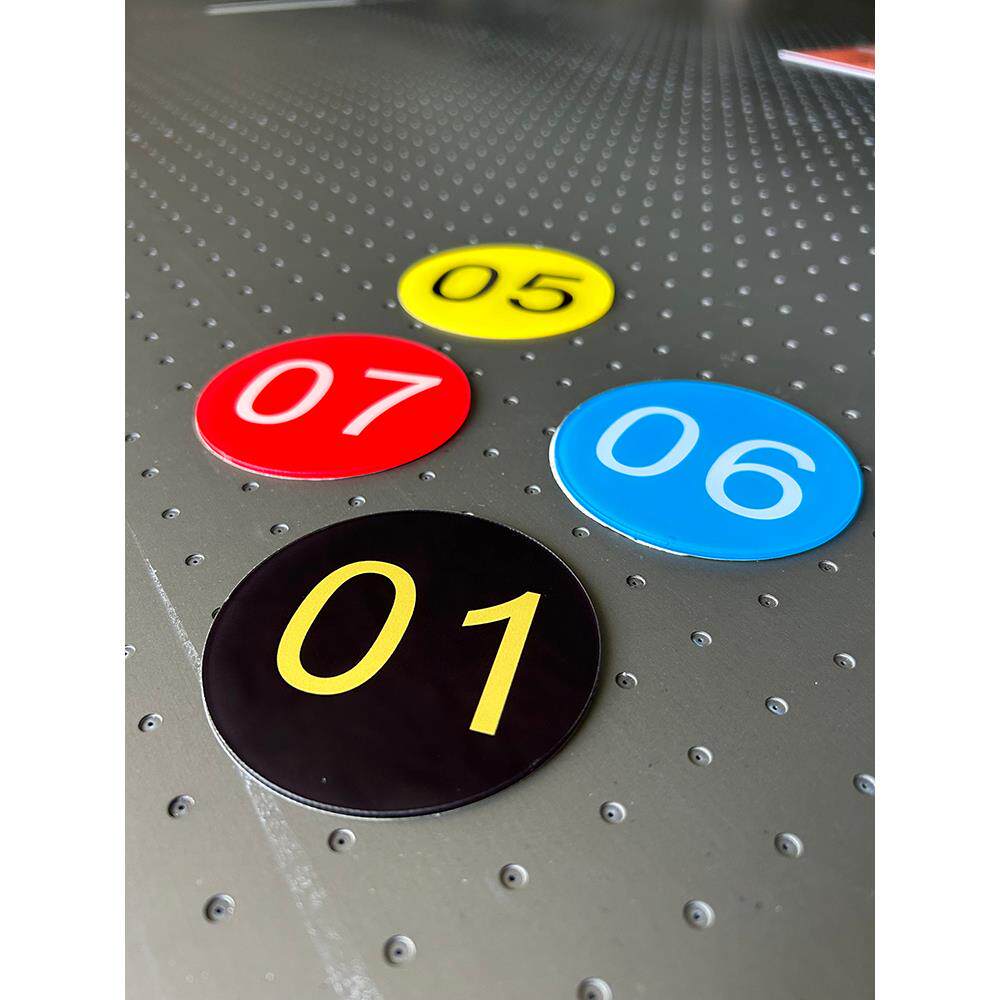 亚克力数字号码标识牌餐号牌定制餐厅桌号饭店餐桌序号网吧座位号