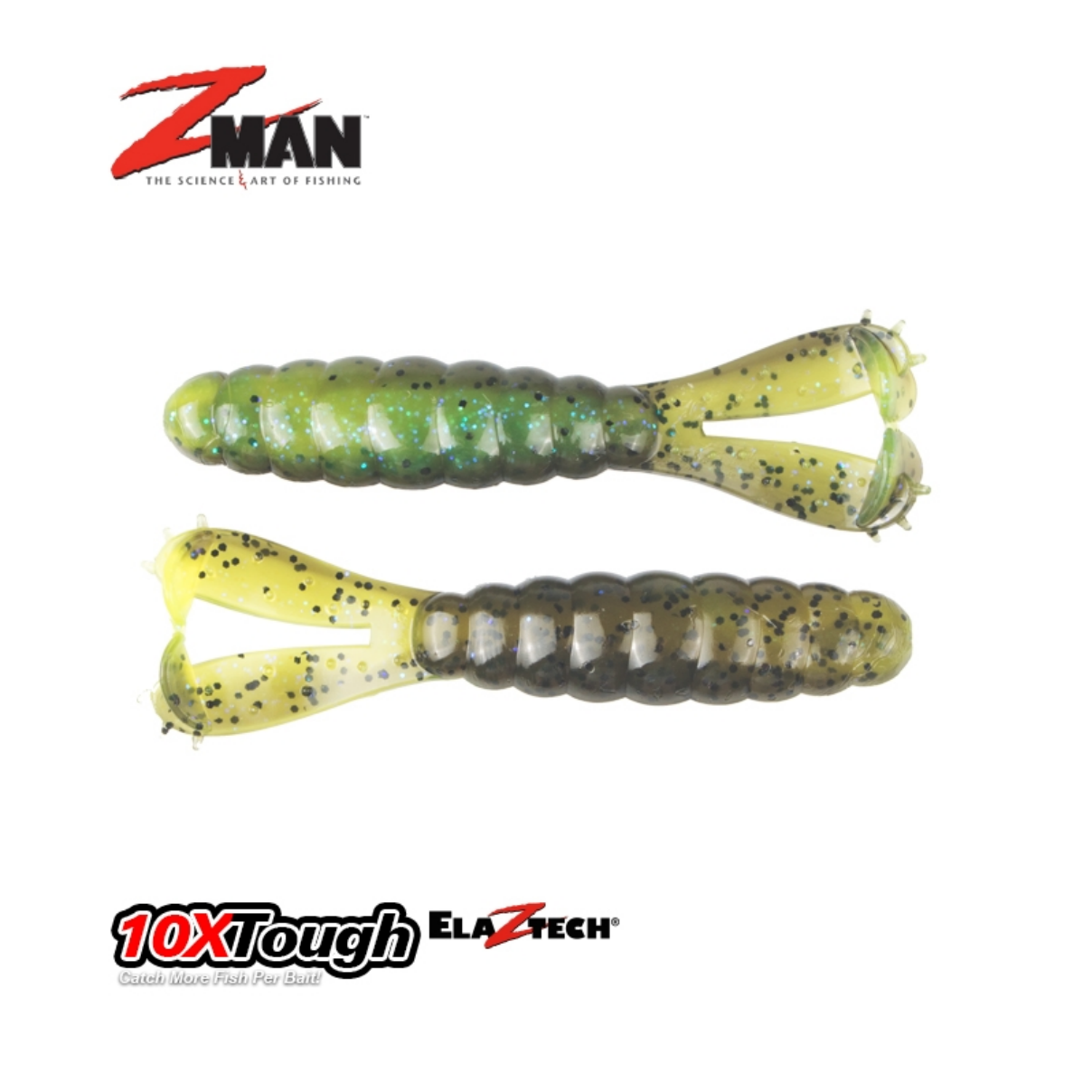 美国进口z-man路亚德州双T尾拖尾