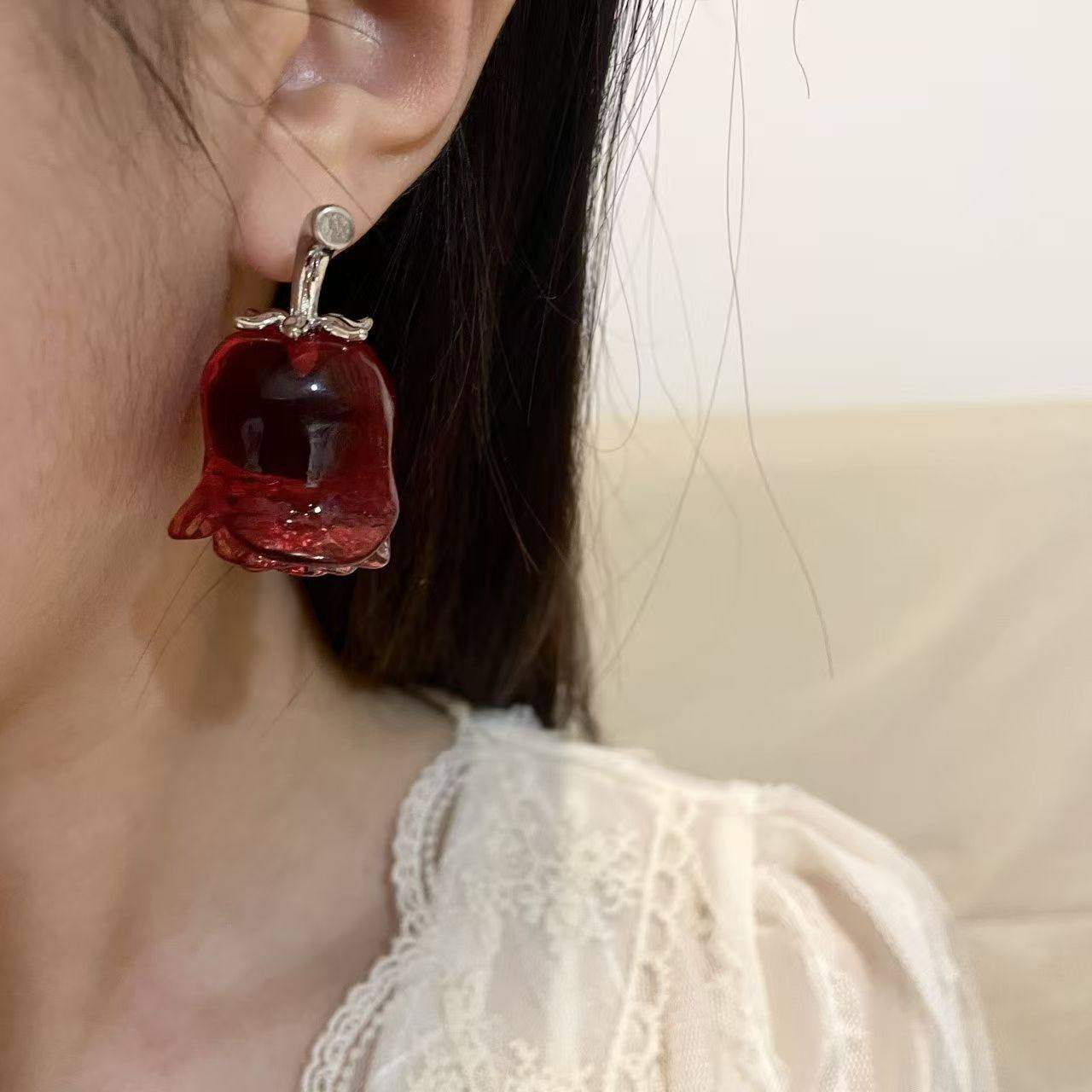 法式复古立体花朵耳环甜美小清新淑女少女感耳饰超仙田园风饰品,收纳整理,其他收纳,淘宝优惠券,粉丝福利购,淘宝优惠卷