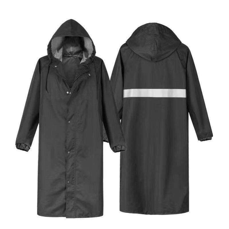 军工帆布长版连身全身防暴雨耐磨加厚成人男女户外劳保防风雨衣雨