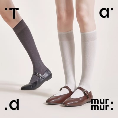 tadmurmur春秋款中筒小腿过膝袜