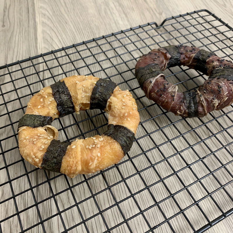 虎虎家宠物狗零食鸡鸭肉牛皮甜甜圈耐咬磨牙洁齿中小型犬金毛泰迪