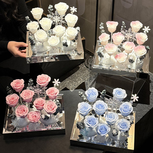 母亲节永生花秘密花园玫瑰送女友