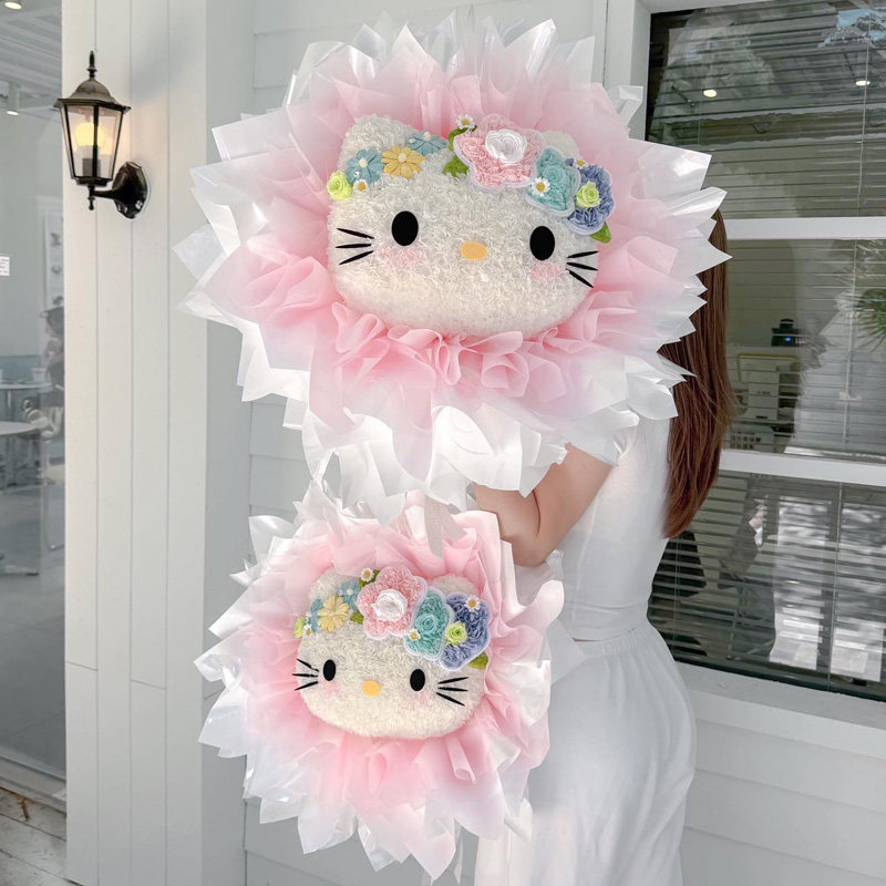 永生花哈喽Kitty猫立体花束礼物