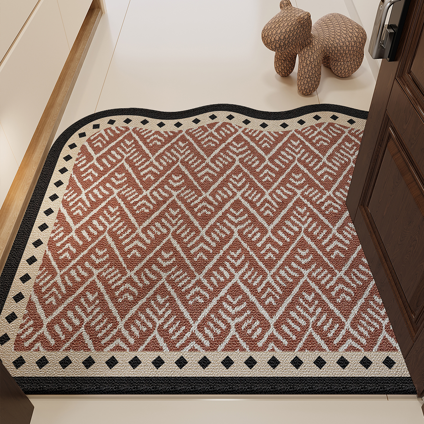 高级轻奢入户地垫耐脏防滑可裁剪