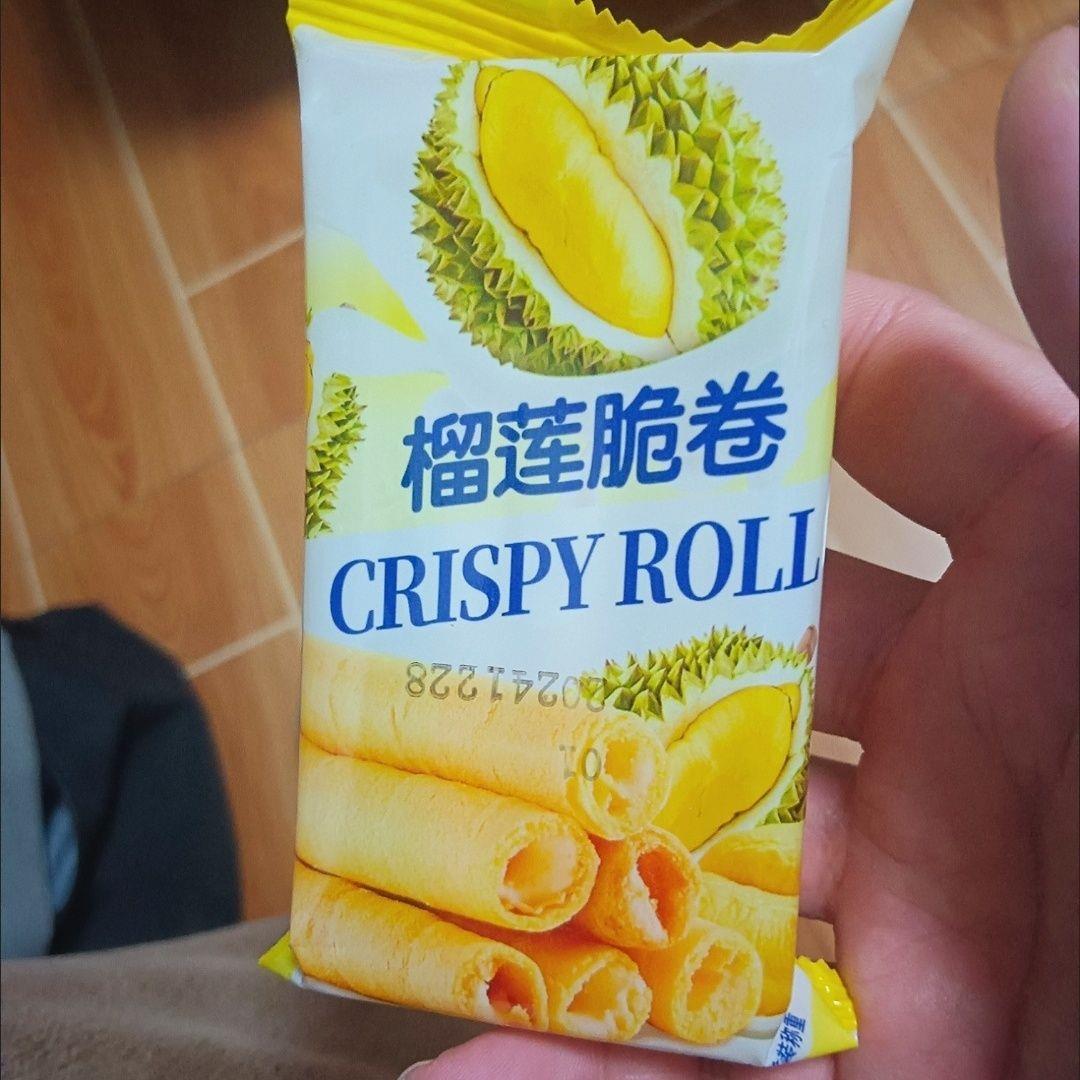 【爆脆】猫山王榴莲蛋脆卷榴莲干浆夹心卷休闲办公零食整箱