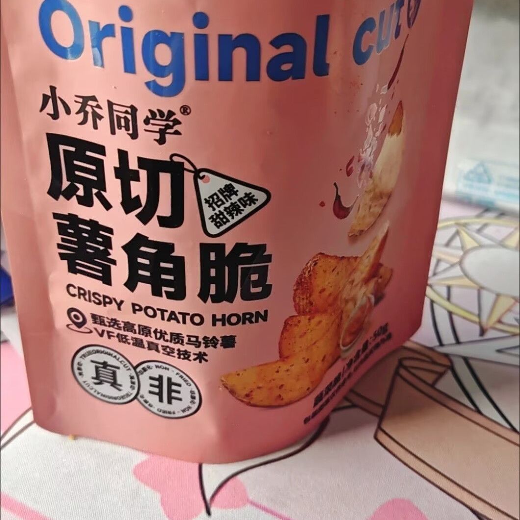 小乔同学厚切薯角脆海盐芝士蒜香黄油原切甜辣土豆块解馋零食休闲