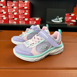 童鞋 女中童大童青少年春夏透气一脚蹬运动鞋 斯凯奇skechers正品