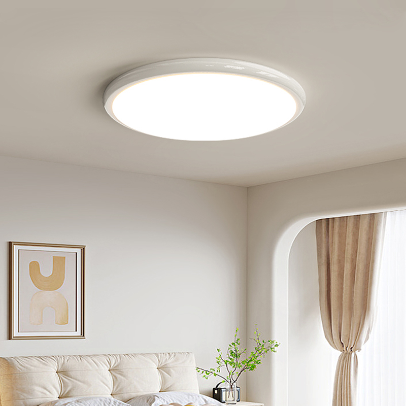 速发眼硕奶油风卧室灯简顶主卧灯全光谱高显指护华儿童房间吸约灯