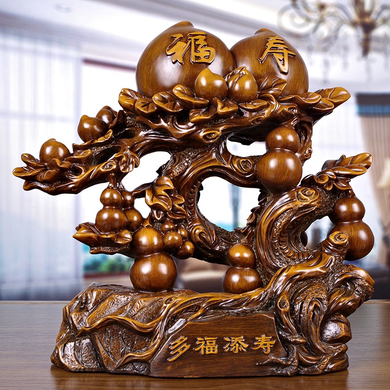 速发摆桃寿件大号祝寿礼物老人奶用生日招财葫芦送长辈爷爷奶实贺
