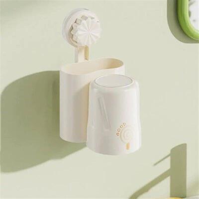 速发Removable+Suction+Cup+Toothbrush+Holder+Reusable+Plastic