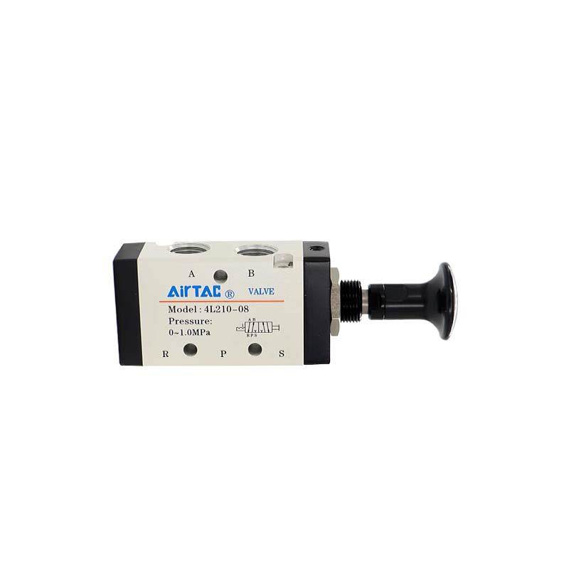 气动开关气缸换向手板阀手拉阀4R手动3L 4L210-08 4L310-10