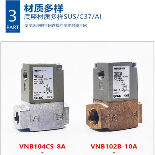 SMC阀VNB403A-25A/VNB404A VNB402CL VNB401AS-25A VNB404CS-F25A