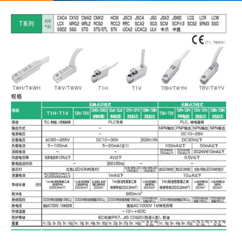 CKD原装磁性开关KOH TOH T2V T3HT2HF2H感应器气缸传感器接近开关