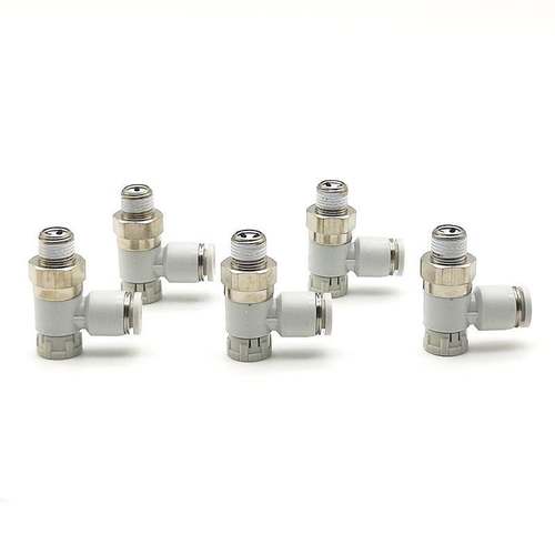 亚德客气动排气节流阀PTL4M5A-M PTL601A-M调速阀接头气缸限流阀