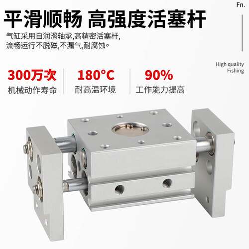 亚德客大口径开口夹手指气缸HFT25X40S HFT25X60S HFT25X80/100S