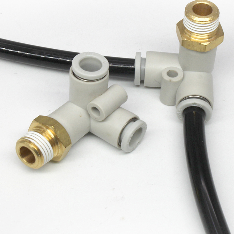 SMC正三角螺纹三通气管快速接头KQ2D04/06/08/10/12-M5A/01/02AS