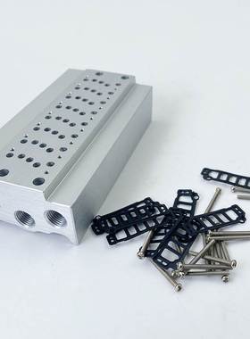 SMC电磁阀SY3140阀板SS5Y3-41-02/03/04/05/06-M5汇流板底座3240